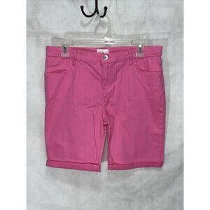 The Children's Place Cuffed Shorts Pink Size 14 Plus